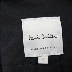 Paul Smith Mens Cotton Slip-On Zipped Pants Blue Size 28